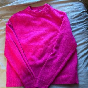 Hot pink sweater